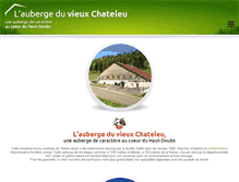 Tablet Screenshot of chateleu.com